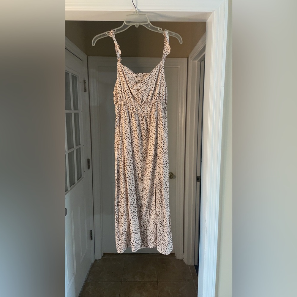 Pink lily dress